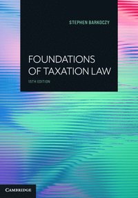 bokomslag Foundations of Taxation Law