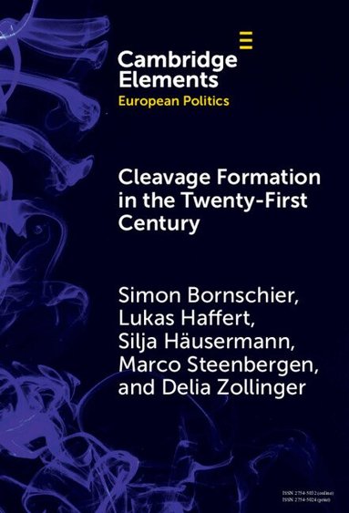 Simon Bornschier, Lukas Haffert, Silja Häusermann, Marco Steenbergen, Delia Zollinger - Cleavage Formation in the 21st Century, Inbunden