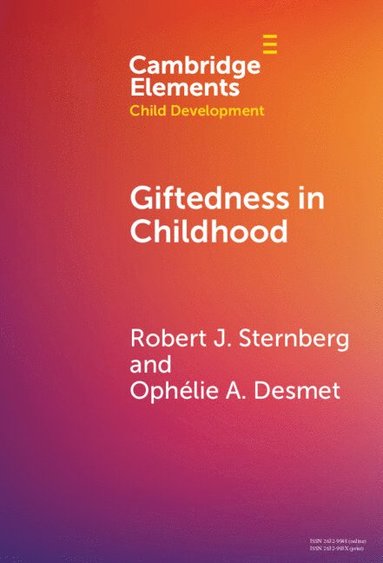 bokomslag Giftedness in Childhood