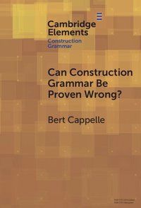 bokomslag Can Construction Grammar Be Proven Wrong?