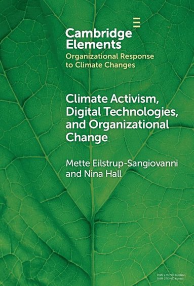 bokomslag Climate Activism, Digital Technologies, and Organizational Change