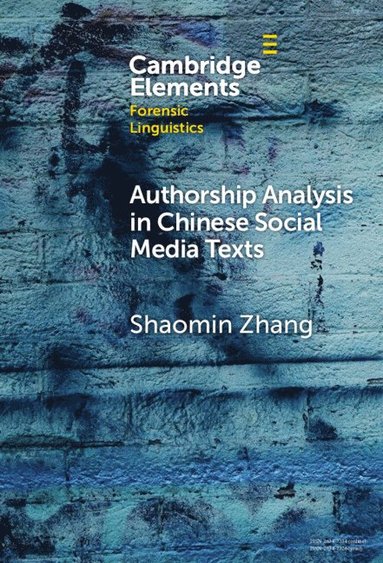 bokomslag Authorship Analysis in Chinese Social Media Texts