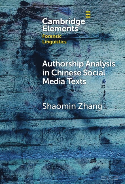 Authorship Analysis in Chinese Social Media Texts 1