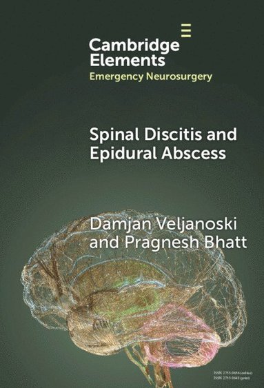 bokomslag Spinal Discitis and Epidural Abscess