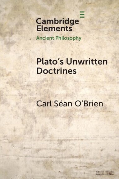 Carl Séan O'Brien - Plato's Unwritten Doctrines, Häftad