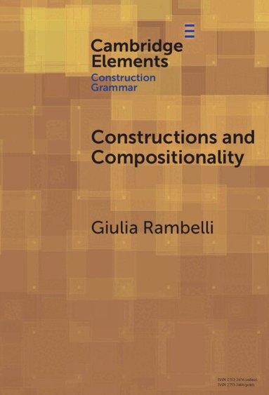 Giulia Rambelli - Constructions and Compositionality, Inbunden