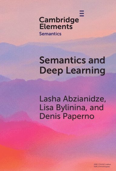 bokomslag Semantics and Deep Learning