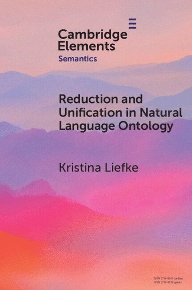 bokomslag Reduction and Unification in Natural Language Ontology