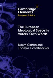 bokomslag European Ideological Space in Voters' Own Words