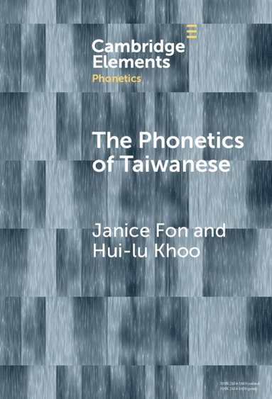 bokomslag Phonetics of Taiwanese
