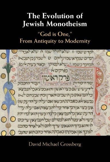 bokomslag The Evolution of Jewish Monotheism