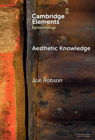 Jon Robson - Aesthetic Knowledge, Inbunden