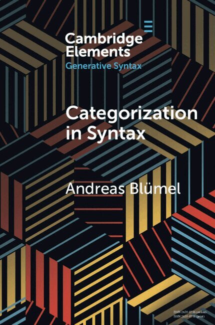 Andreas Blümel - Categorization in Syntax, Häftad