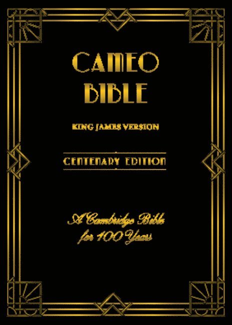 KJV Cameo Centenary Edition, Vintage Golden Brown Calfskin Leather, Full Yapp, KJ457:XRLY 1