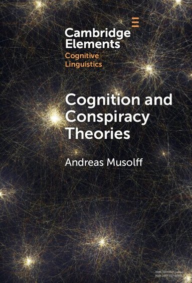 Andreas Musolff - Cognition and Conspiracy Theories, Inbunden