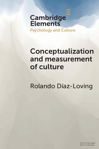 Rolando Diaz-Loving - Conceptualization and Measurement of Culture, Häftad