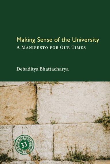 Debaditya Bhattacharya - Making Sense of the University, Inbunden