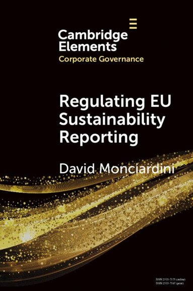 David Monciardini - Regulating EU Sustainability Reporting, Häftad