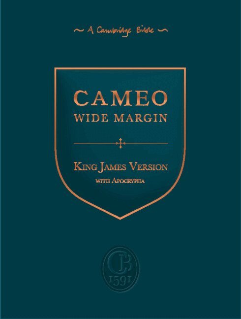 KJV Cameo Wide Margin Reference Edition with Apocrypha, Red Goatskin Leather, KJ456:XRMEA KJV Cameo Wide Margin Reference Edition with Apocrypha, Red Goatskin Leather, KJ456:XRMEA, Inbunden