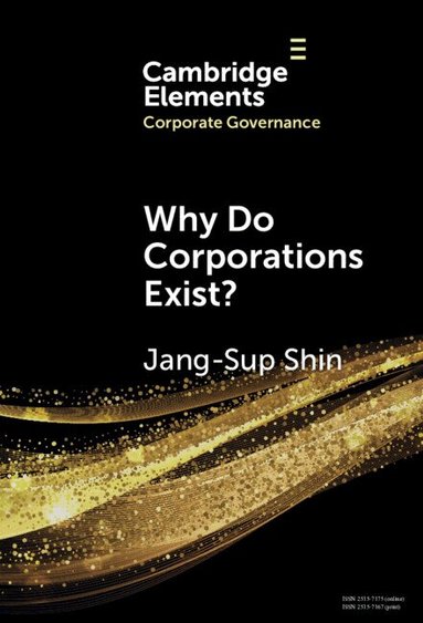 Jang-Sup Shin - Why Do Corporations Exist?, Inbunden