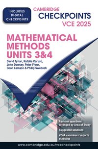 bokomslag Cambridge Checkpoints VCE Mathematical Methods Units 3&4 2025