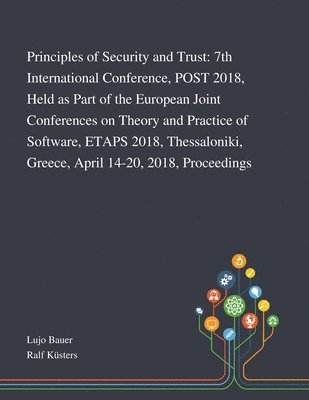 Principles of Security and Trust, Häftad