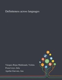 bokomslag Definiteness Across Languages