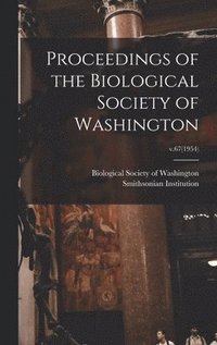 bokomslag Proceedings of the Biological Society of Washington; v.67(1954)