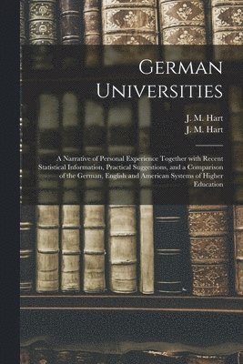 bokomslag German Universities