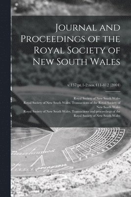 bokomslag Journal and Proceedings of the Royal Society of New South Wales; v.137