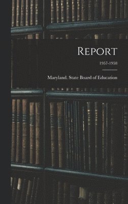 bokomslag Report; 1957-1958