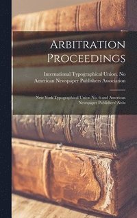 bokomslag Arbitration Proceedings