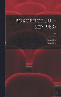 bokomslag Boxoffice (Jul-Sep 1963); 83