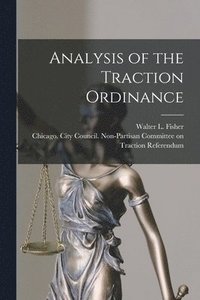 bokomslag Analysis of the Traction Ordinance