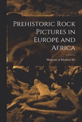 bokomslag Prehistoric Rock Pictures in Europe and Africa