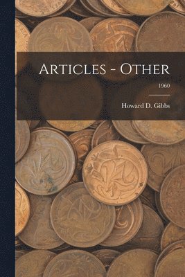 Articles - Other; 1960 1
