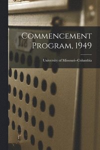 bokomslag Commencement Program, 1949