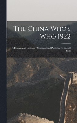 China Who's Who 1922