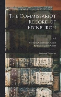 bokomslag Commissariot Record of Edinburgh