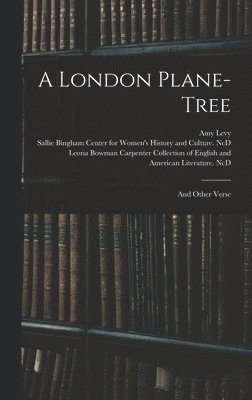 bokomslag A London Plane-tree