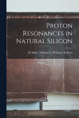 Proton Resonances in Natural Silicon 1
