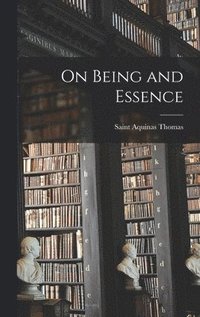 bokomslag On Being and Essence
