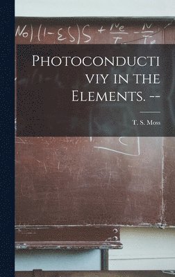 Photoconductiviy in the Elements. -- 1