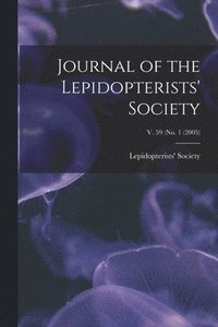 bokomslag Journal of the Lepidopterists' Society; v. 59: no. 1 (2005)