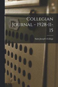 bokomslag Collegian Journal - 1928-11-15