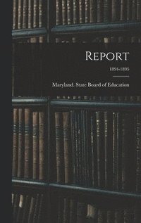 bokomslag Report; 1894-1895