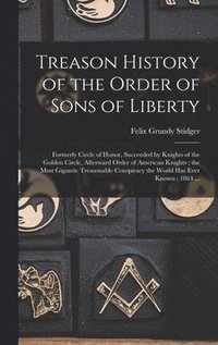 bokomslag Treason History of the Order of Sons of Liberty