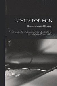 bokomslag Styles for Men