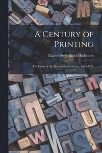 bokomslag Century of Printing