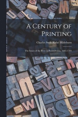 bokomslag Century of Printing